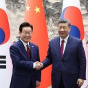 Xi meets with Korean leader Lee Jae-Myung by...?